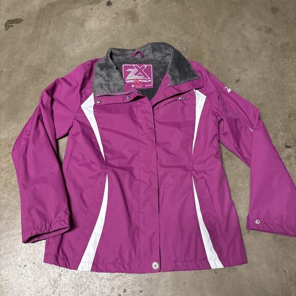 Zeroxposure Jacket‎ Women Small Hot Pink Full Zip Up Snow ski Insulated Jacket - Picture 1 of 12